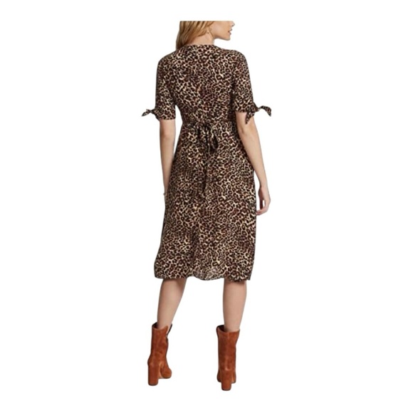 Jessica Simpson Leopard Print Midi Dress – Size 1X Dress - Picture 4 of 16